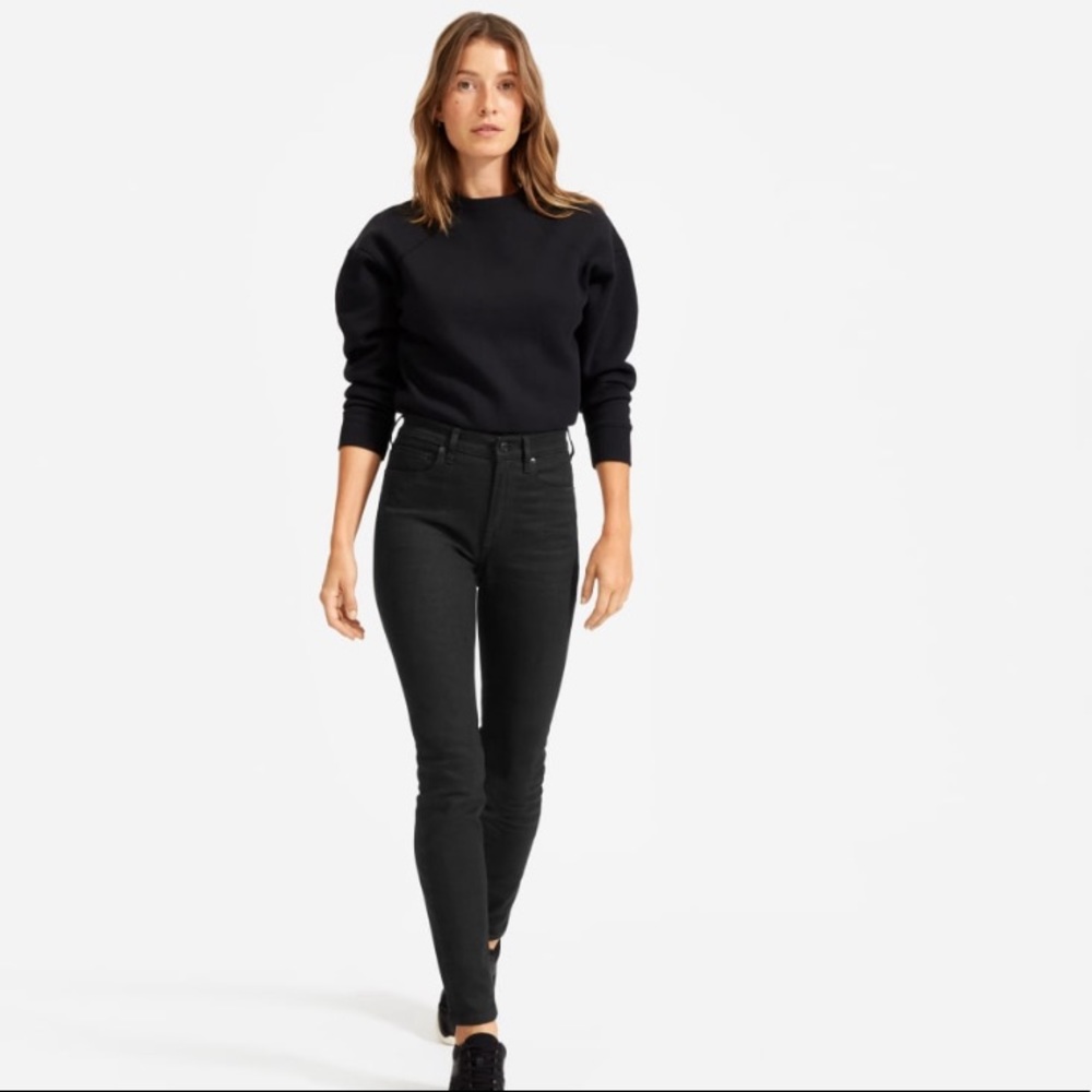 Everlane Black High Rise Jeans